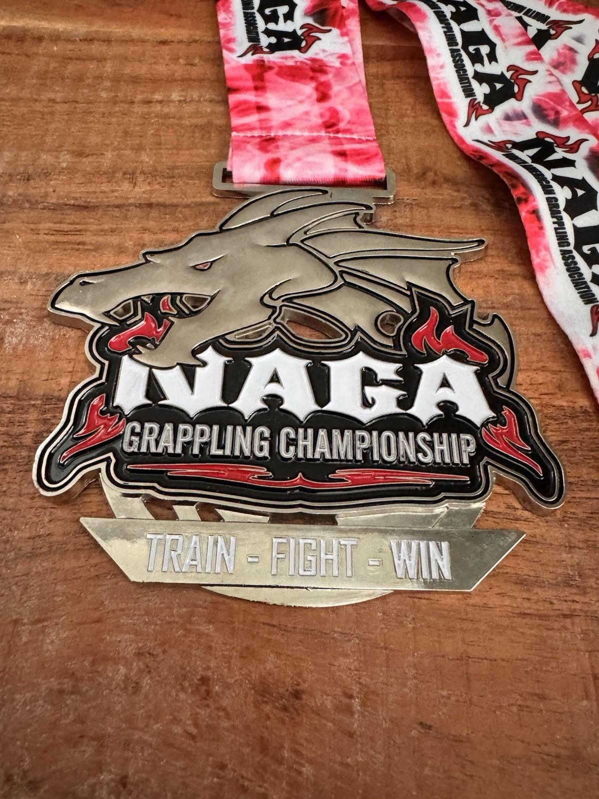 North America Grappling Association NAGA Combat Fighting Championship Medal