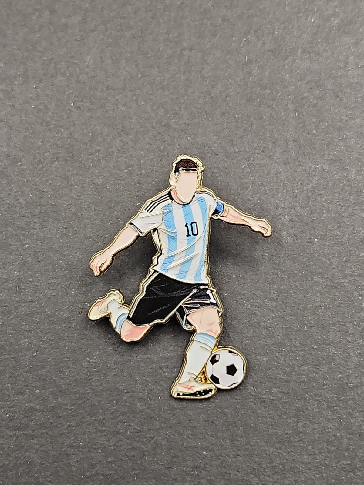 Lionel Messi Enamel Lapel Pin, FREE SHIPPING!