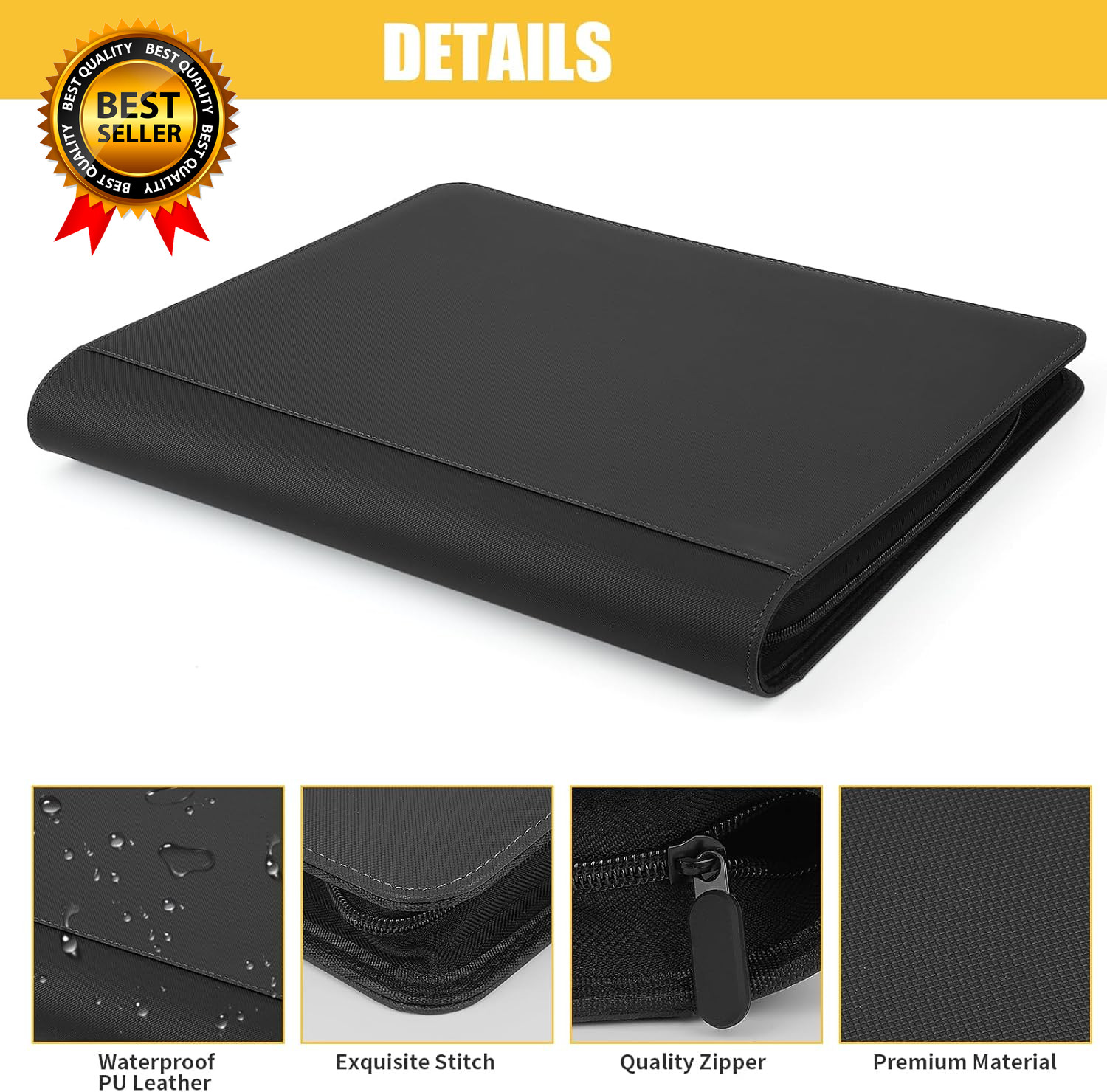 Toploader Binder, Holds 324 Toploaders, 9 Pocket Top Loader