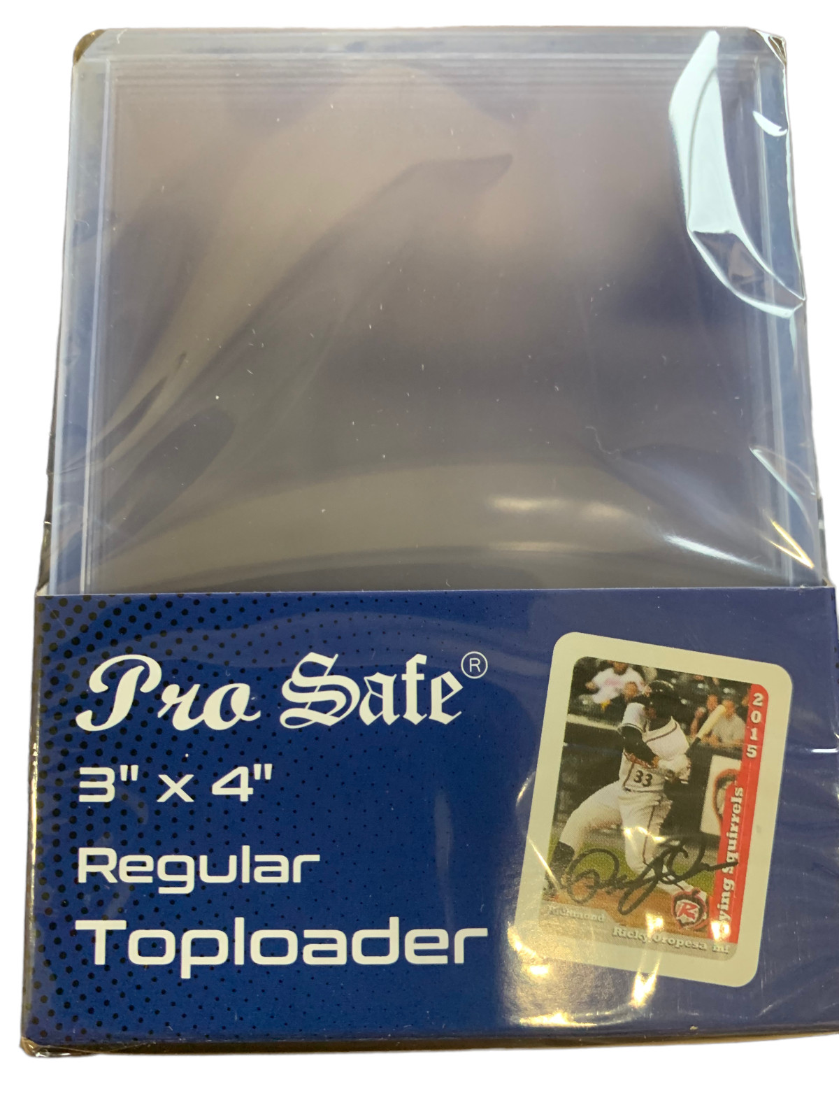 1000 Pro Safe 3×4 Sports Card regular Toploaders 1 case 34082-D New top loaders