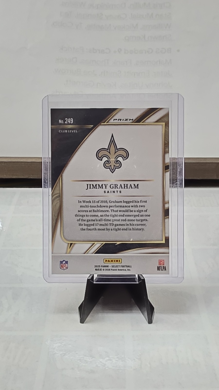 Topps Chrome/Select Prizm 2023 Saints 2-Card Lot Hill #222, Graham #249