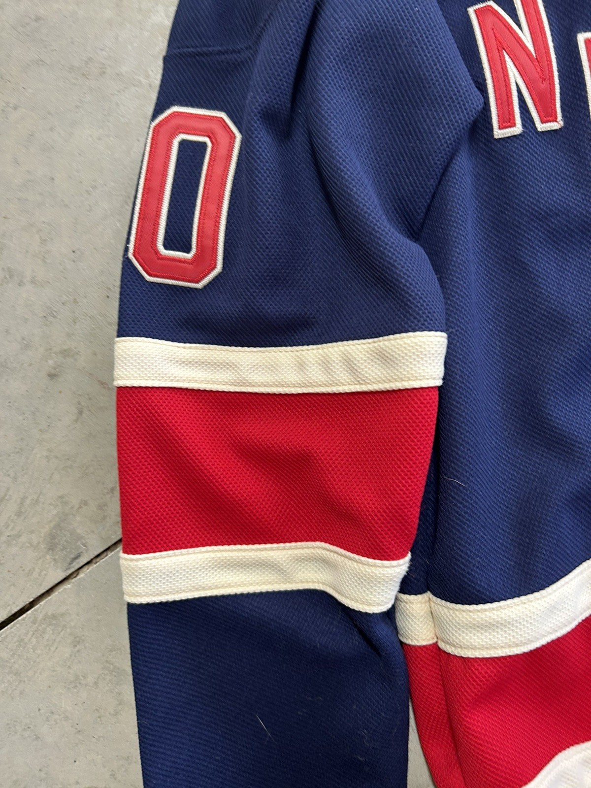 New York Rangers Lundqvist 85th Anniversary Jersey Reebok NHL Hockey Mens Sz 46