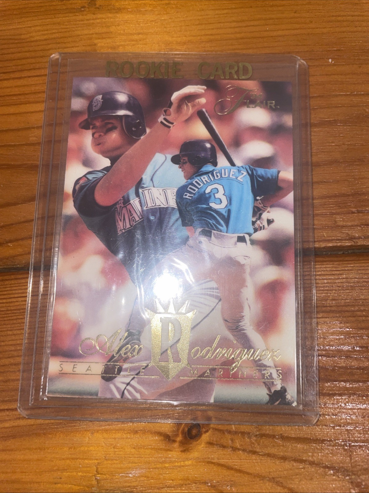 1994 Flair Baseball ROOKIE Alex Rodriguez #340 – Seattle Mariners