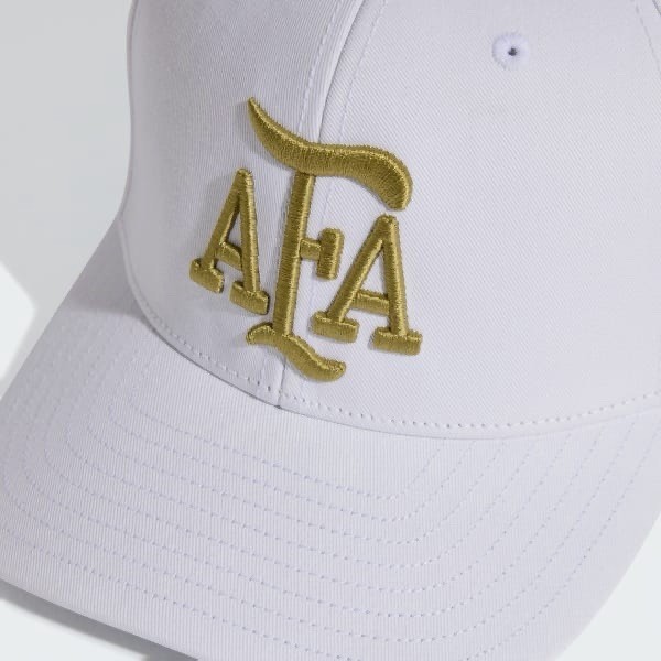 Adidas Argentina Football SnapBack Hat Cap AFA Soccer White One Size KE1387