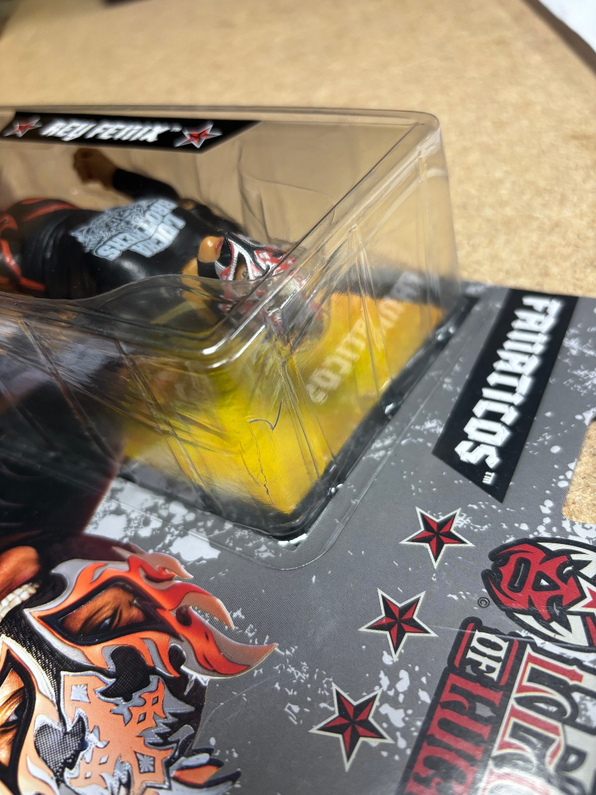 Boss Fight Studio Legends of Lucha Libre Fanaticos Rey Fenix Figure Bad Box Read
