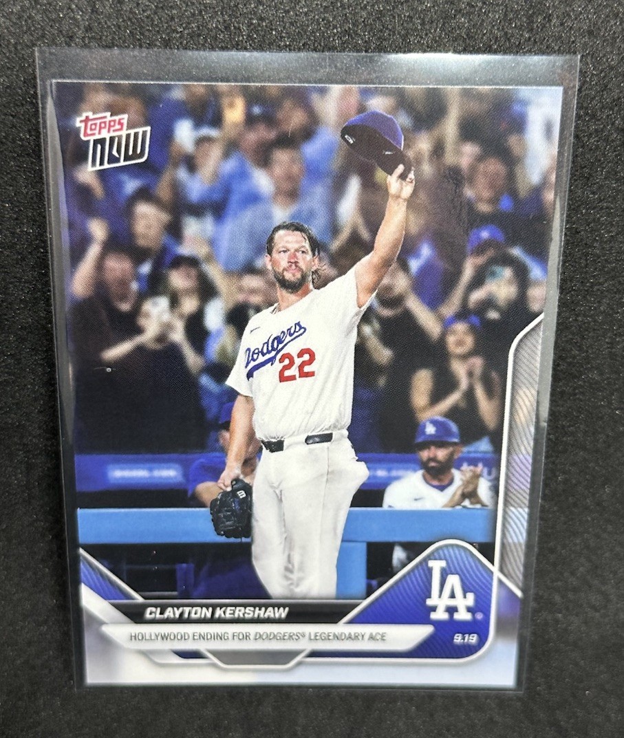 2025 Topps Now – Clayton Kershaw #734 /31753 -Final Home Start
