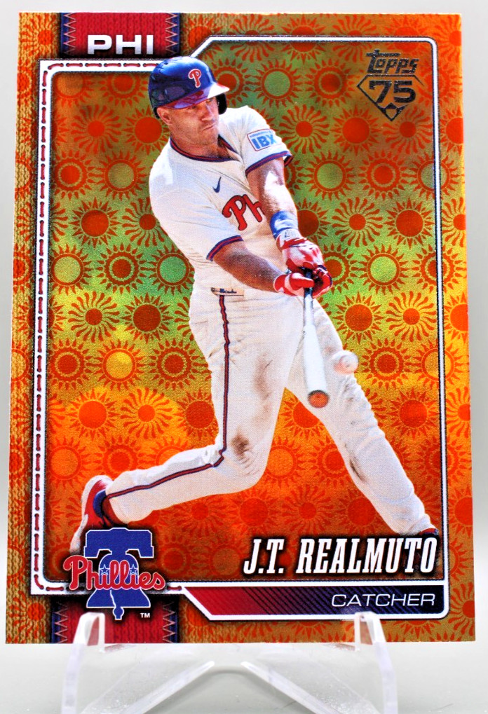 2026 Topps Series 2 – Holiday Sun Foil J.T. Realmuto #363 Phillies