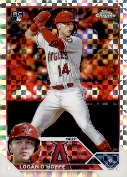 2023 Topps Chrome – Logan O’Hoppe #188 X-Fractor (RC)