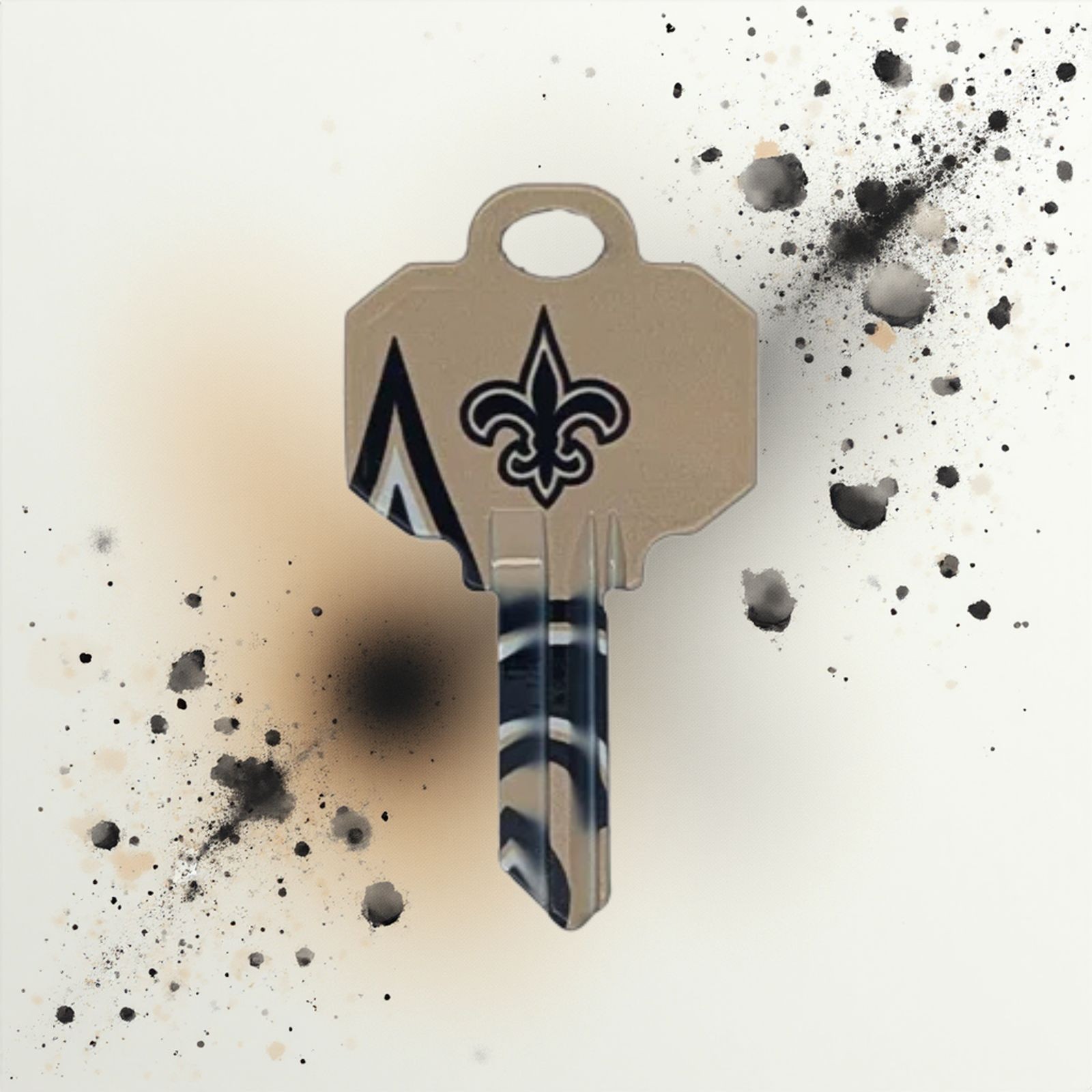 Officially Licensed NFL Football Team House Key Blank, Kwikset Schlage