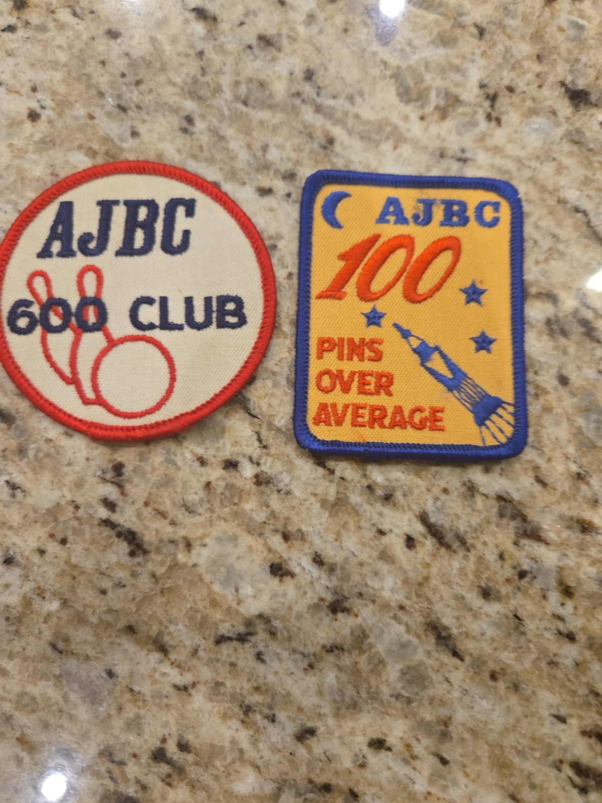 Vintage Assortment Lot Of 7 Bowling Patches National & State Tour. 11 In A Row