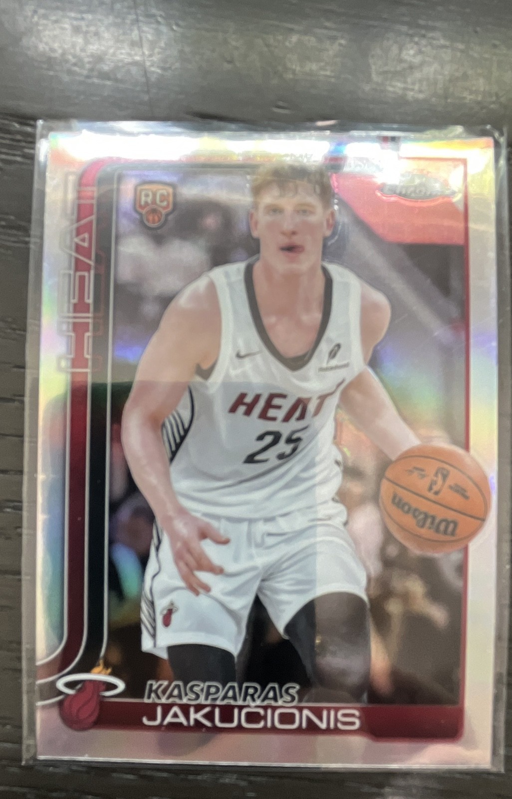 2025-26 Topps Chrome – Kasparas Jakucionis #270 Refractor (RC)