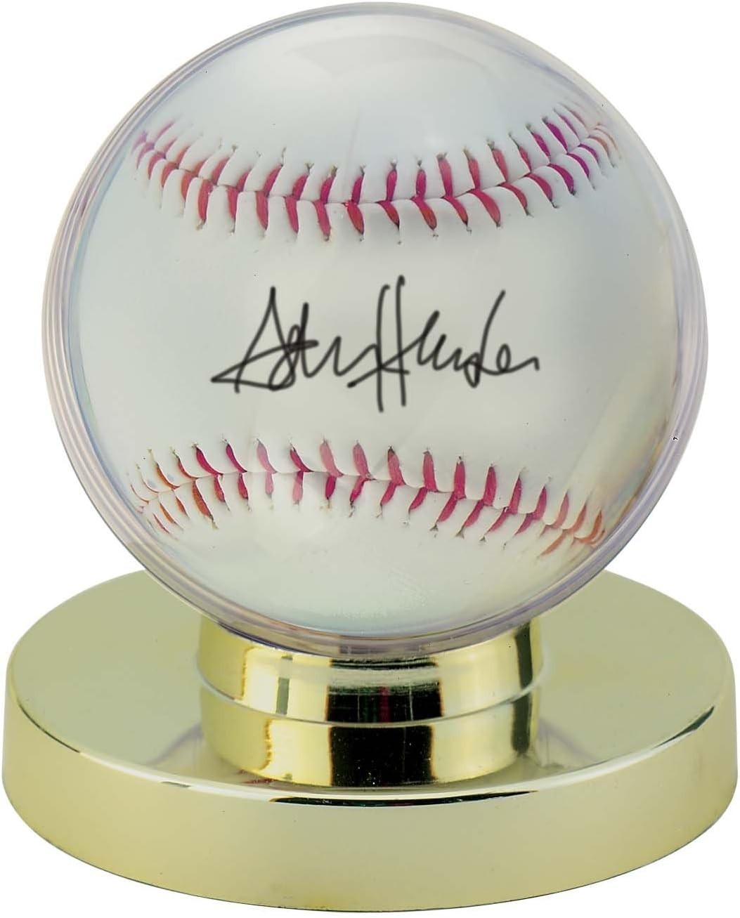 Elegant Gold Base Baseball Holder – Display for Collectors’ Memorabilia