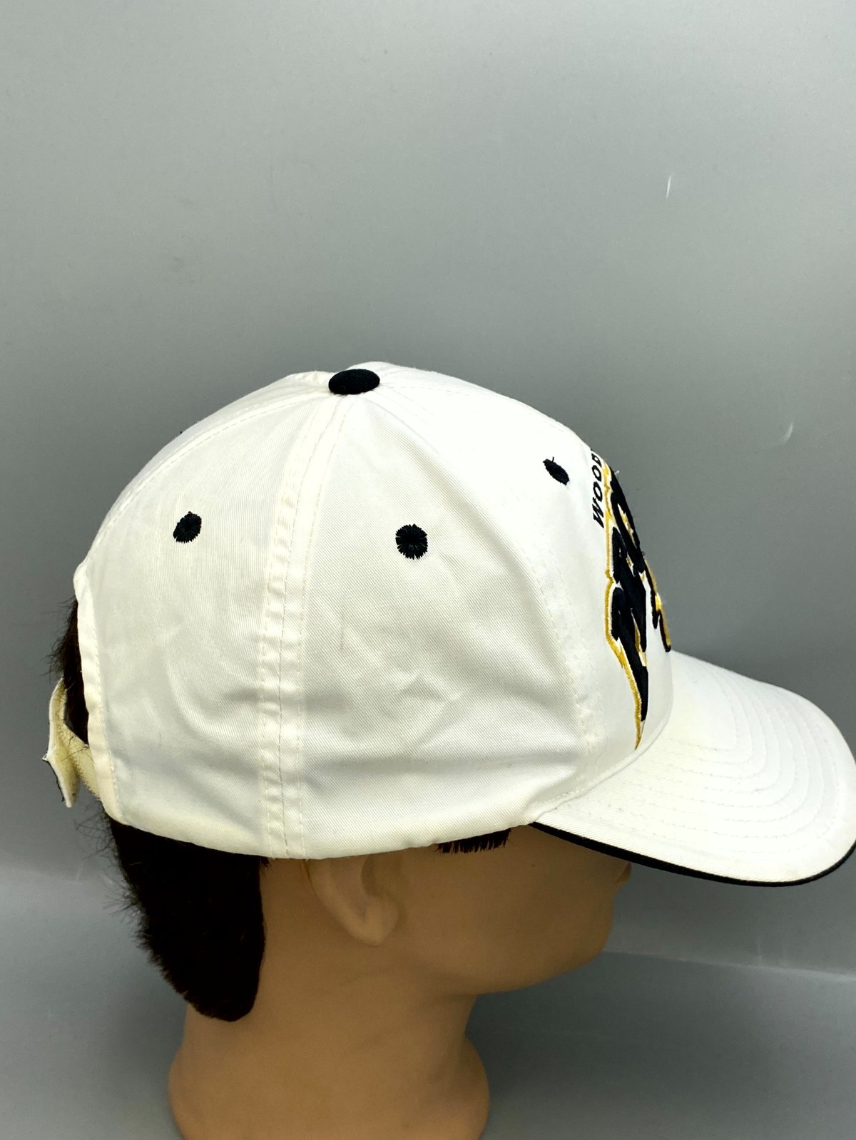 Top of the World Woodville Peckers Cap Mens One Size White Adjustable Back Hat