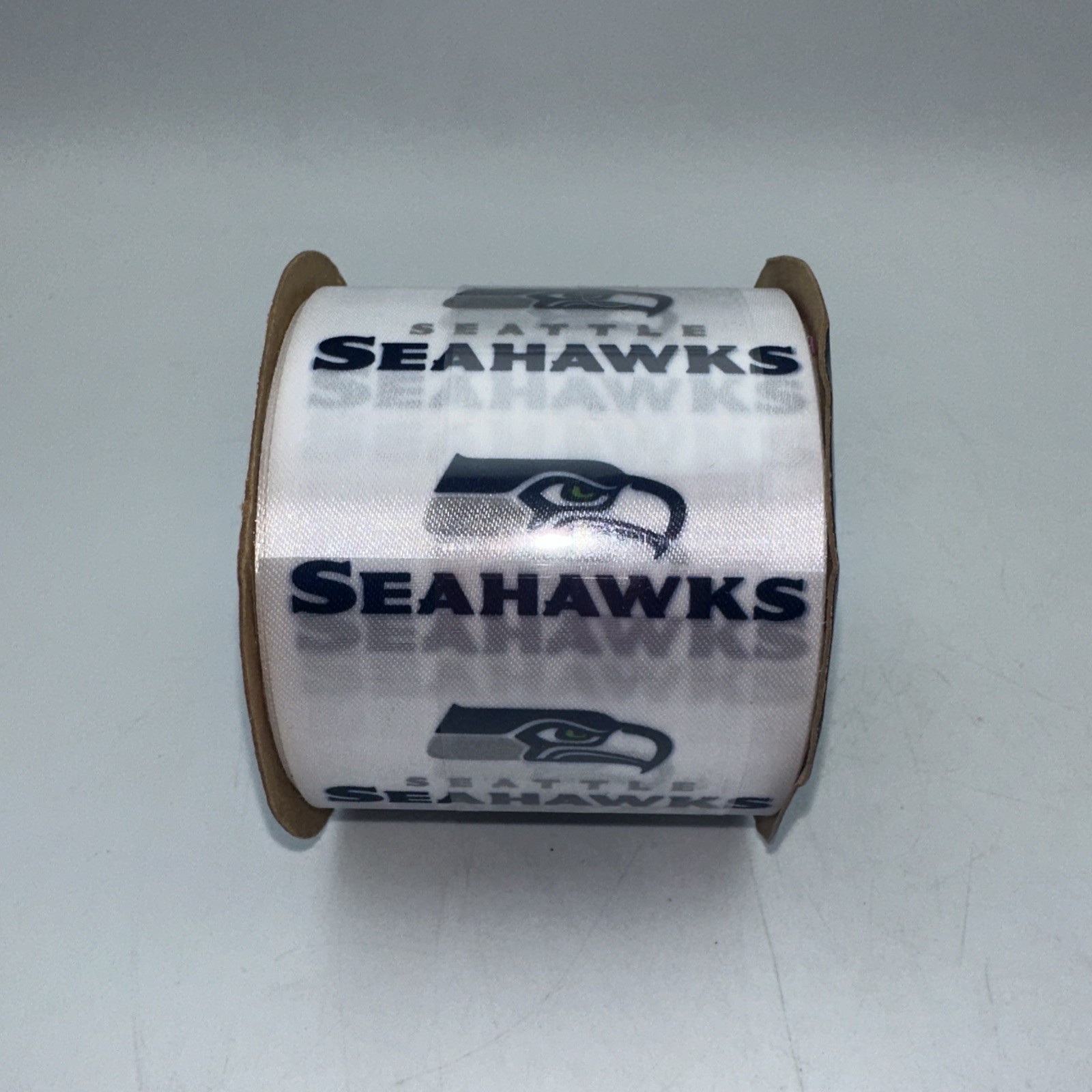SEATTLE SEAHAWKS Hairbow Crafting Gift Ribbon 2 7/16 2.5″ wide x 9′ long NEW