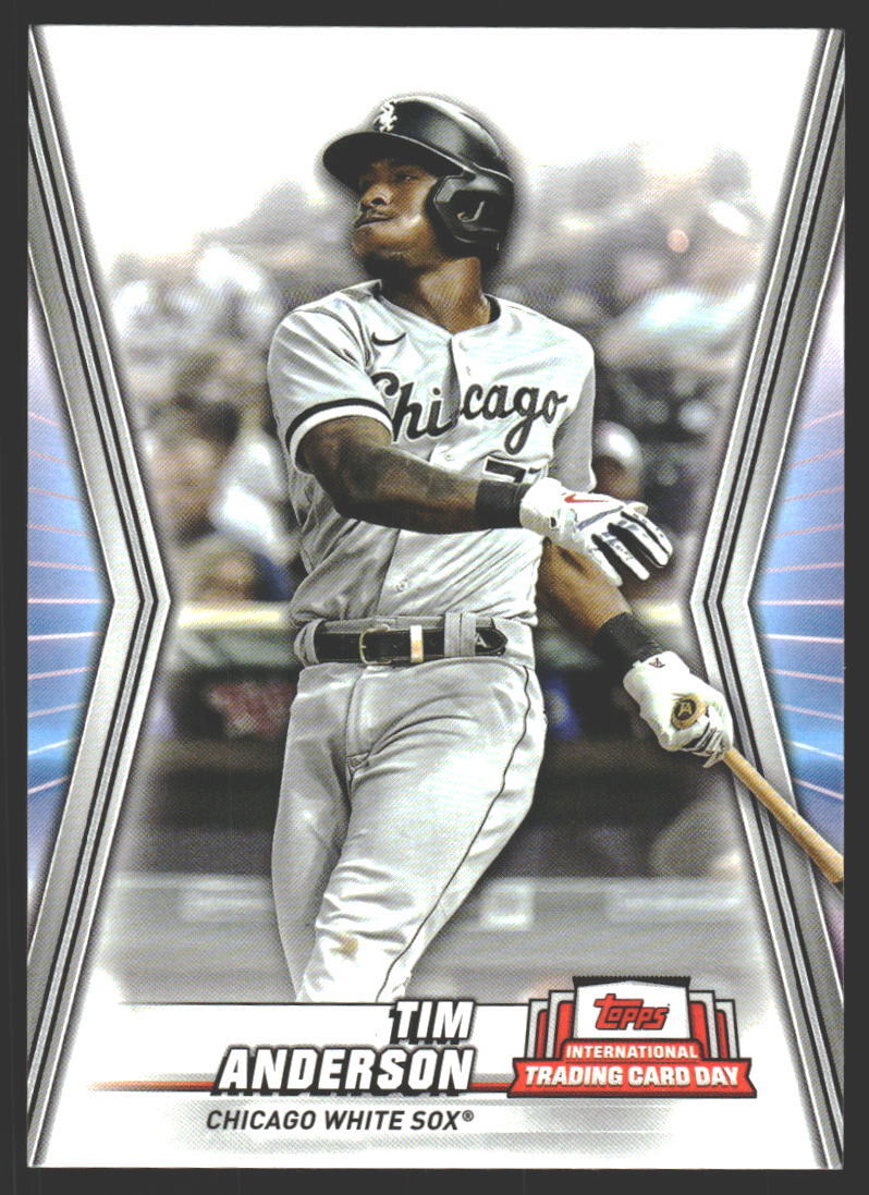 Tim Anderson #NTCD-B7 2023 Topps International Trading Card Day White Sox