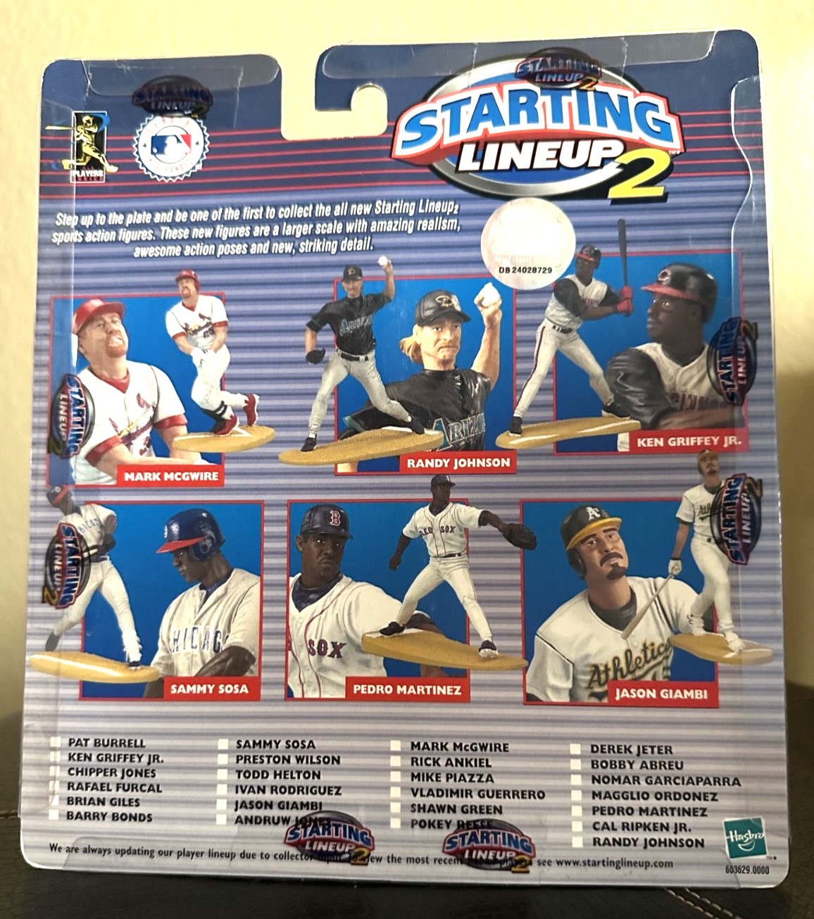 Hasbro Pat Burrell Starting Lineup 2 2001 Figure Philadelphia Phillies SLU