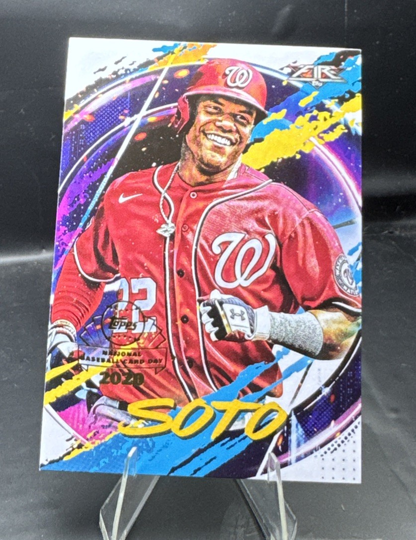 2020 Topps Chrome Juan Soto Topps Fire NBCD Preview #FP-6 Washington Nationals