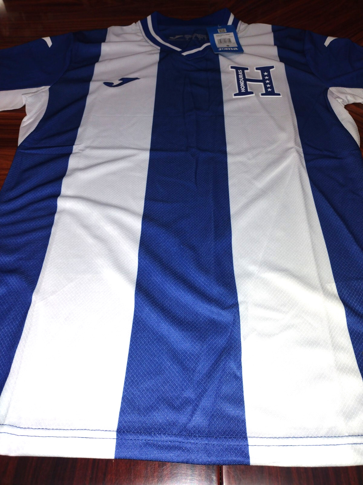 JOMA HONDURAS THIRD JERSEY 2024 WHITE/BLUE ALL SIZES AVAILABLE
