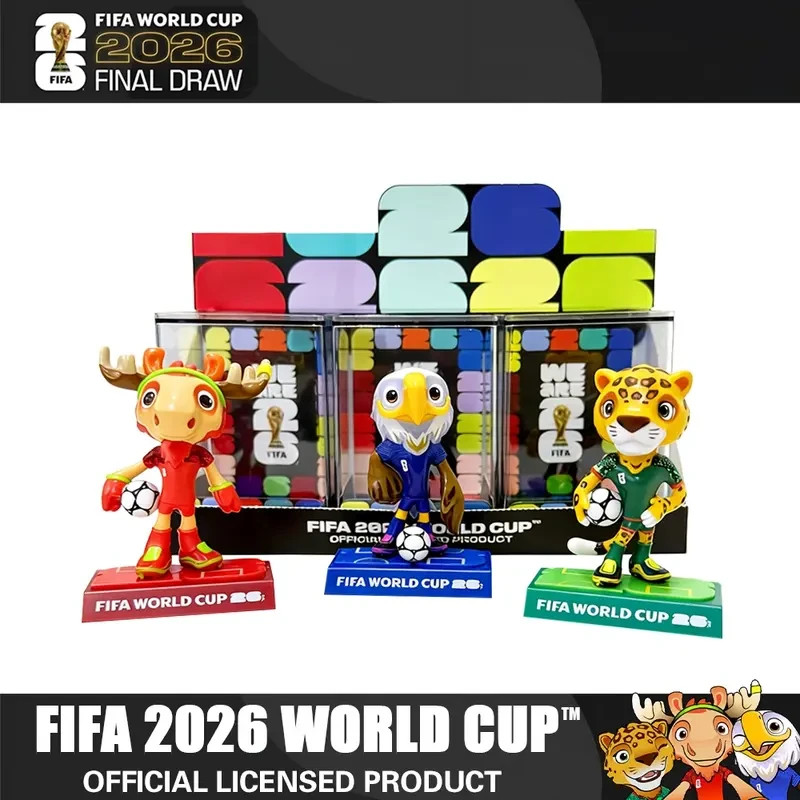 9cm/3.54in 2026 FIFA World Cup Official Licensed Mascot Set
