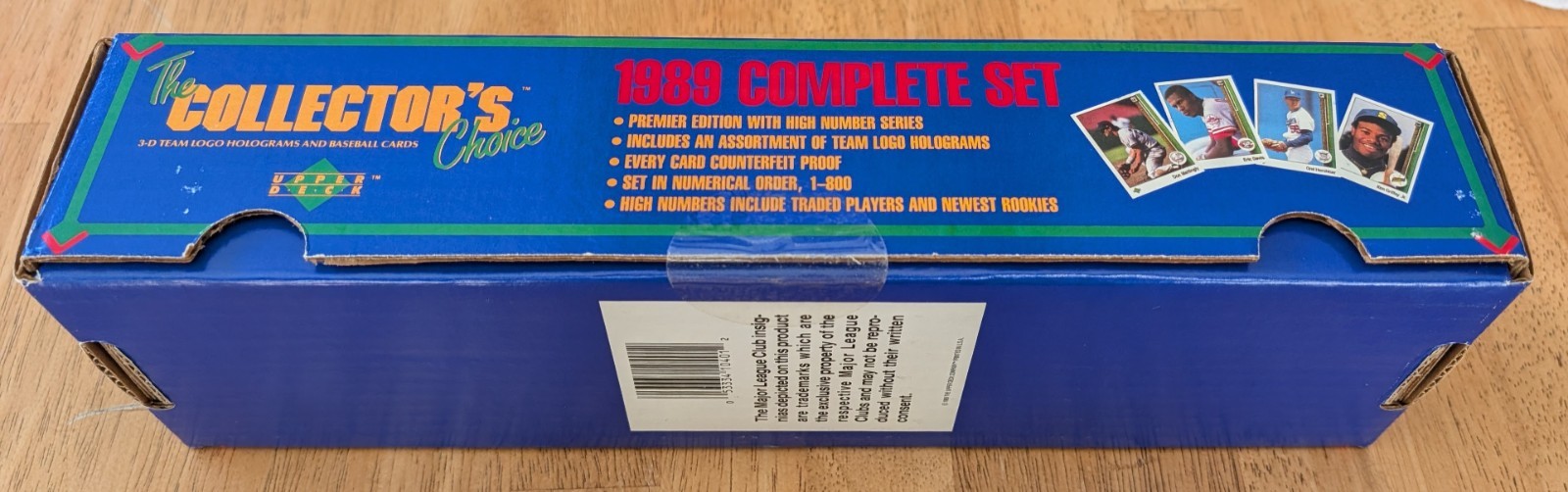 1989 Upper Deck Baseball Factory Sealed Set
