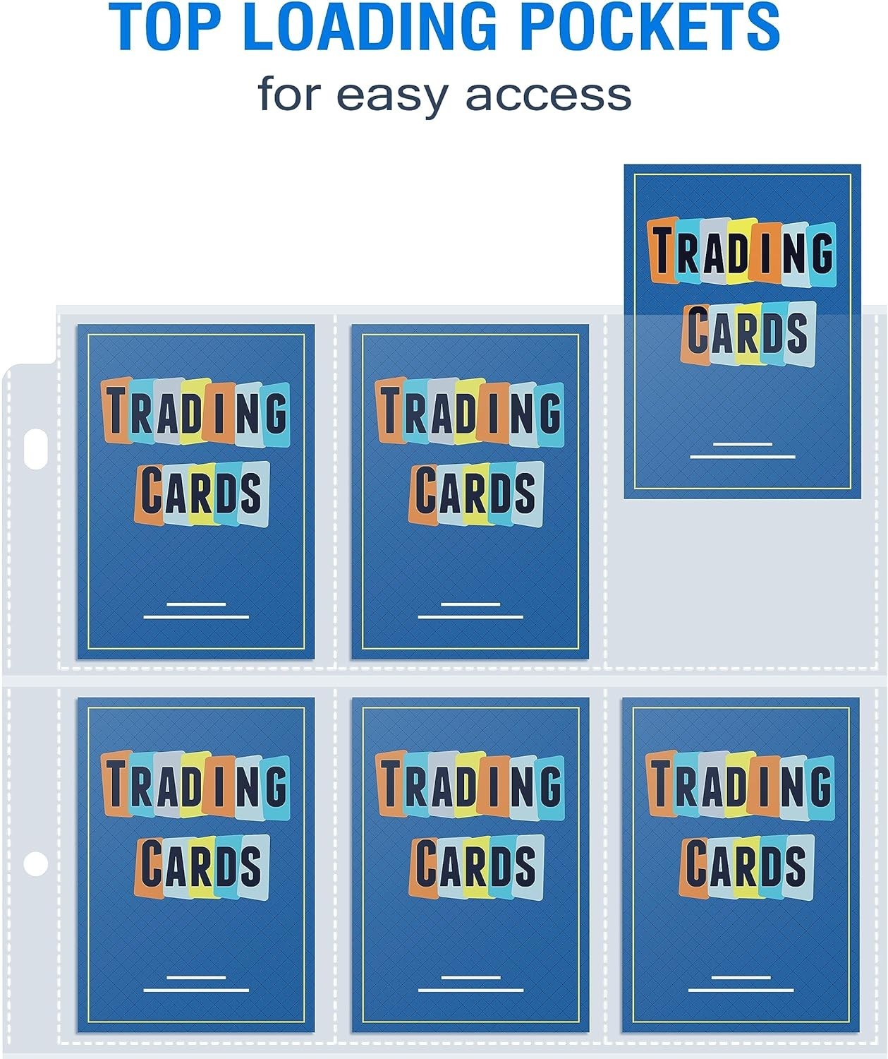 Versatile Card Protector Sleeves – 36 Single-Sided Pages for 2.5×3.5 Cards