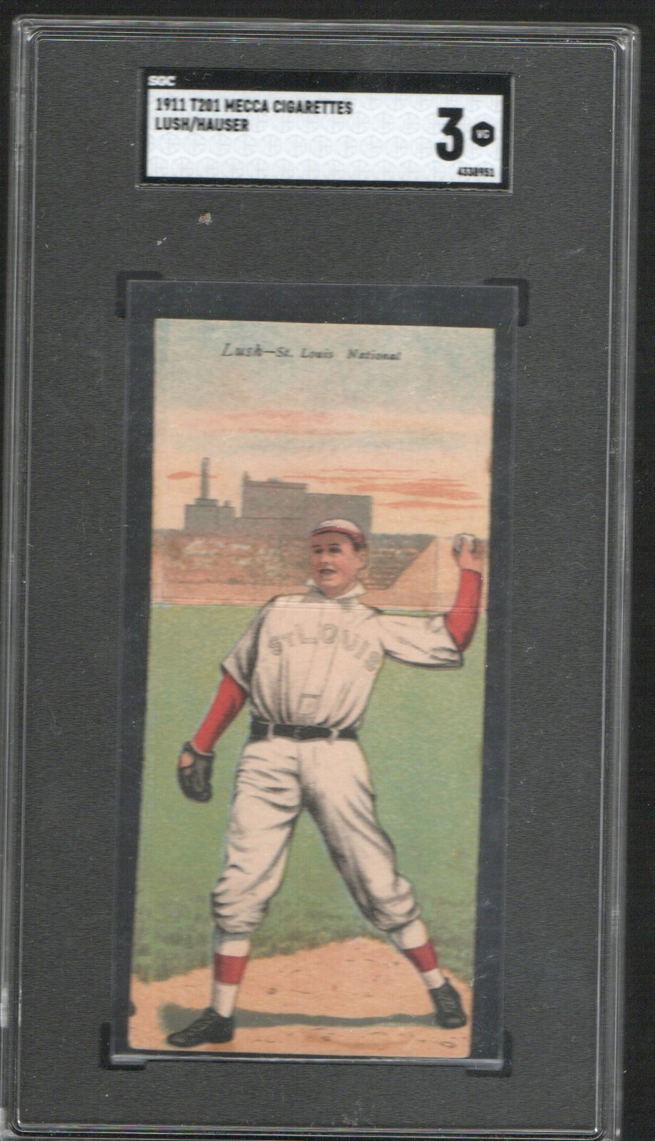 1911 Mecca T201 Mecca Double Folders A.J. Hauser & Ernest Lush SGC 3