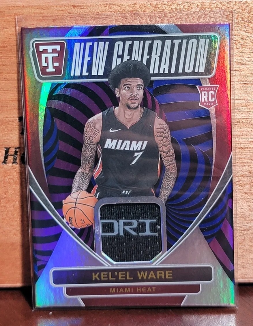 Kel’el Ware Dri Fit Laundry Tag Logo Patch /5 RC Numbered Rookie