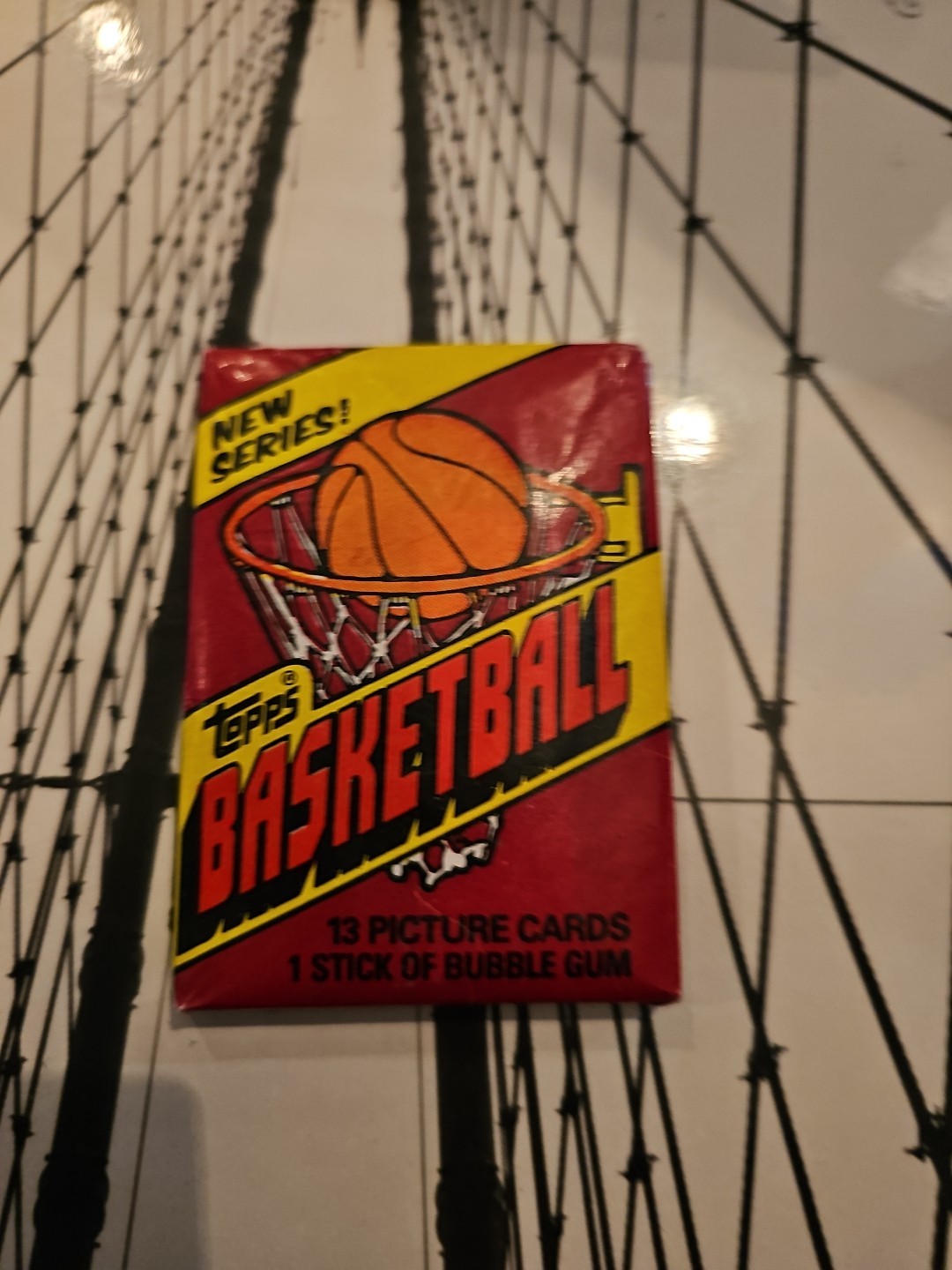 1981-82 Topps Basketball Sealed Wax (1) Pack From Box Bird Magic 1st Solo Rookie