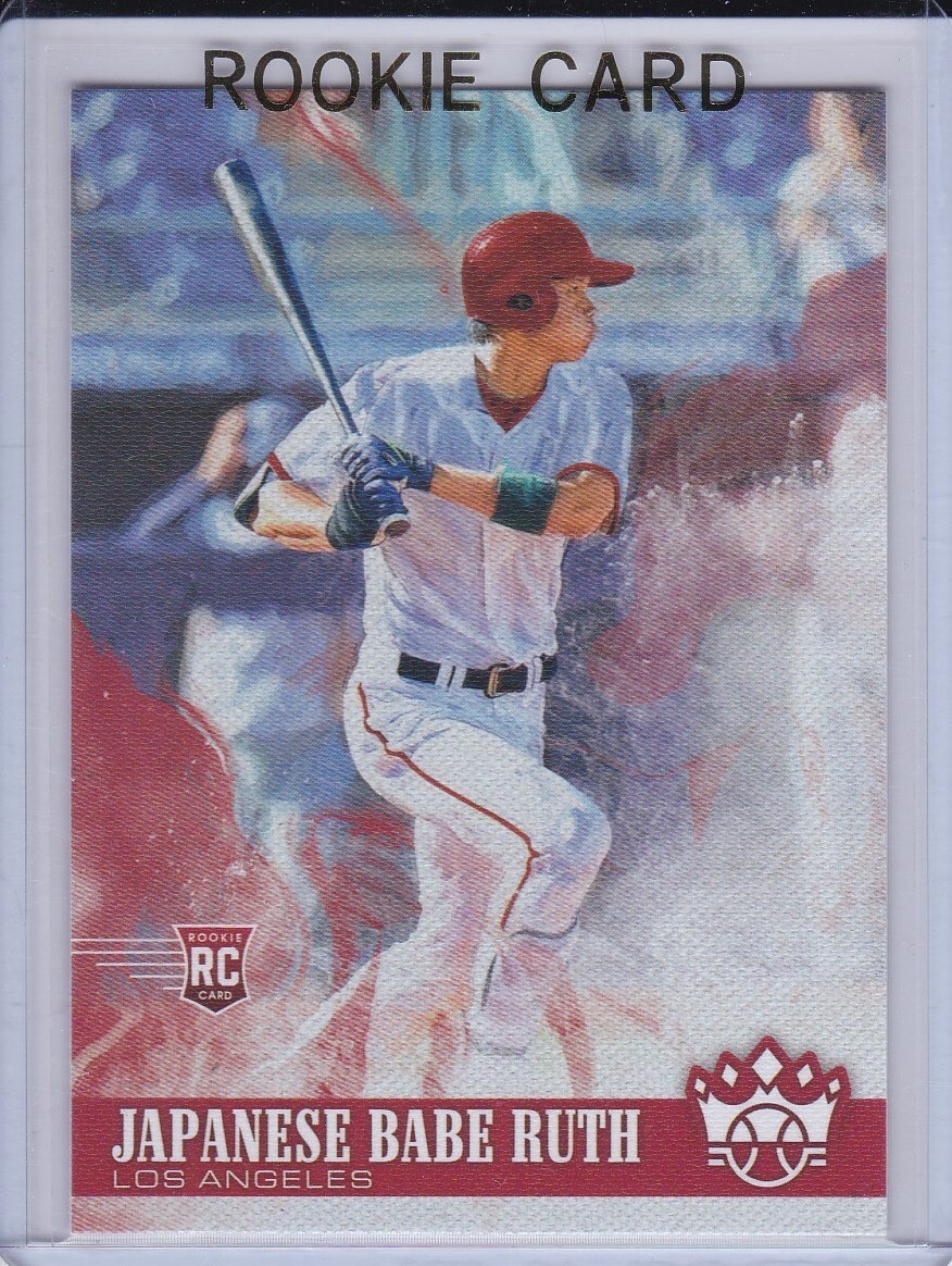 SHOHEI OHTANI ROOKIE CARD 2018 “Japanese Babe Ruth” Baseball RARE NAME VARIATION