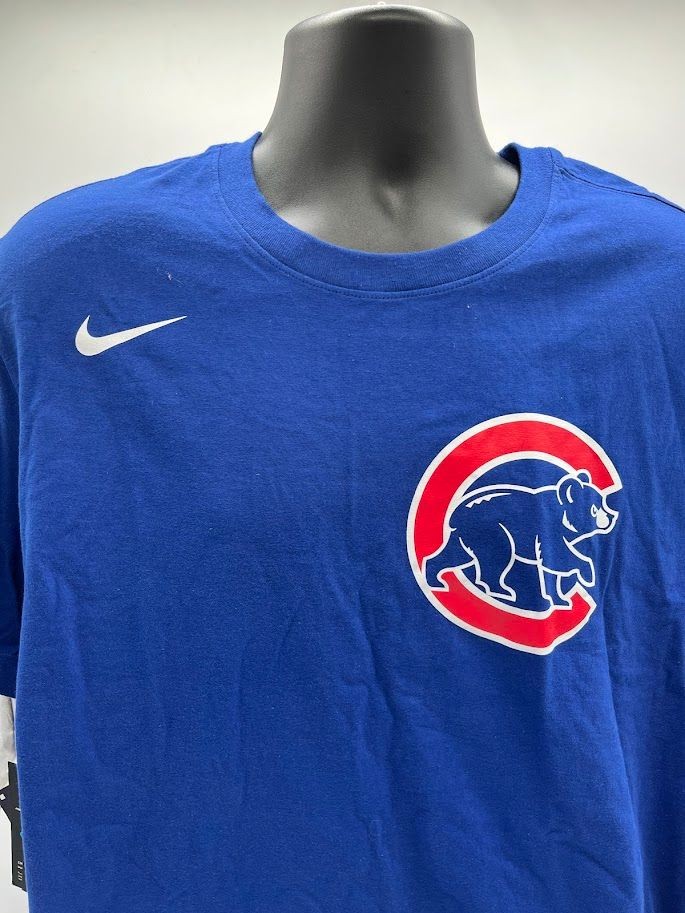 Chicago Cubs Nike Mens XL Blue Bryant 17 Short Sleeve T Shirt Tee New Tags