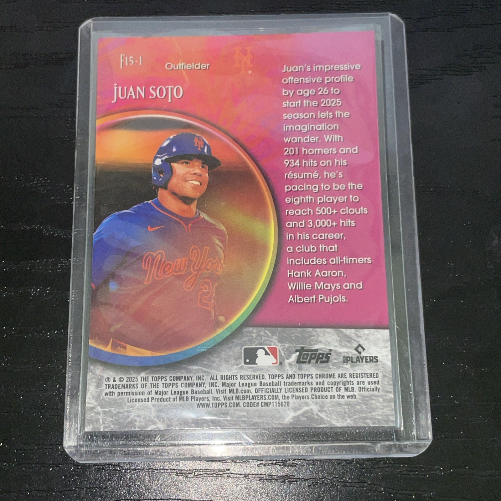 2025 Topps Chrome Update Series – Fortune 15 Juan Soto #F15-1 Geometric…