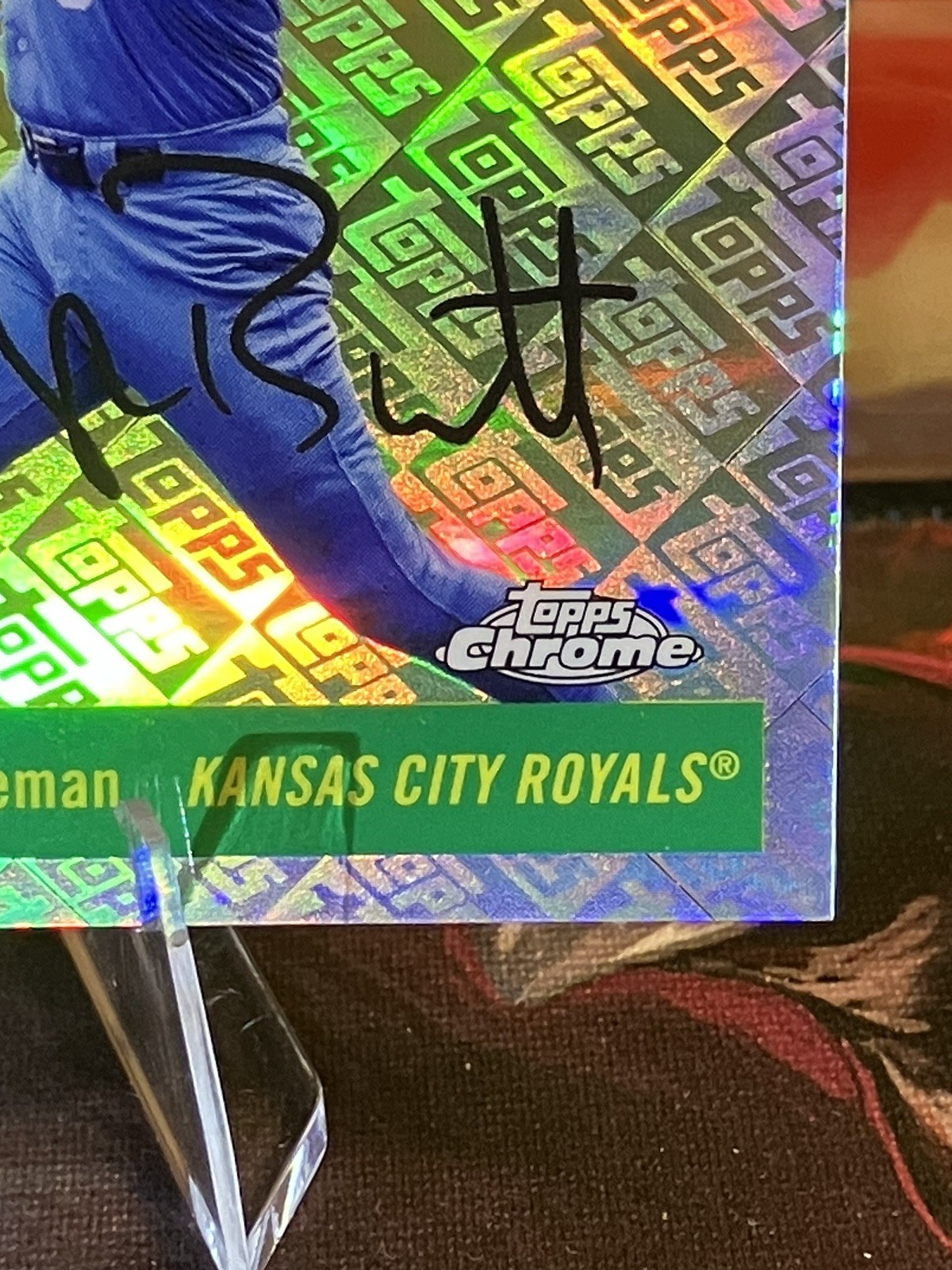 2025 Topps Chrome Platinum Anniversary George Brett Logo Refractor /499