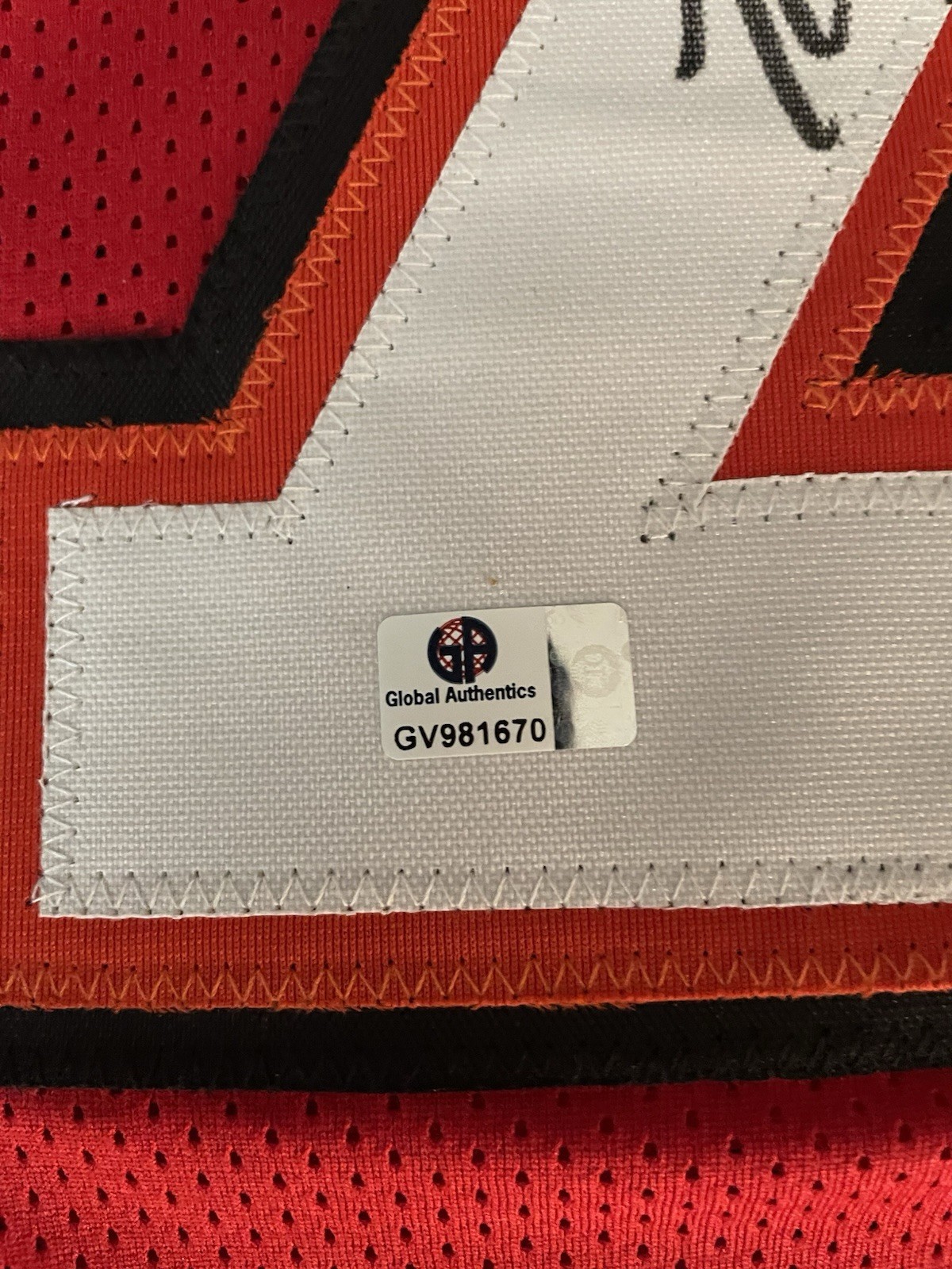 ROB GRONKOWSKI GRONK Signed Tampa Bay Buccaneers CUSTOM JERSEY COA Auto 🔥