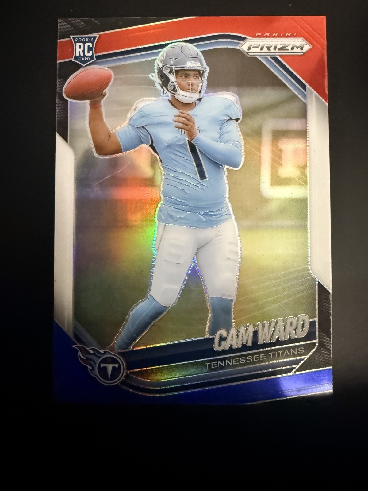 2025 Panini Prizm – Rookies Cam Ward #352 Red White & Blue Prizm (RC)