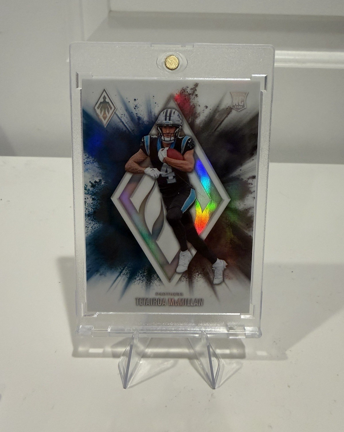 2025 Panini Phoenix Tetairoa McMillan RC Rookie Carolina Panthers #5 Super Clean