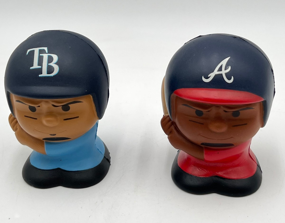 Party Animal MLB Set of 2 Ronald Acuña Jr #13 & TB Franco #5 Figures Braves Rays