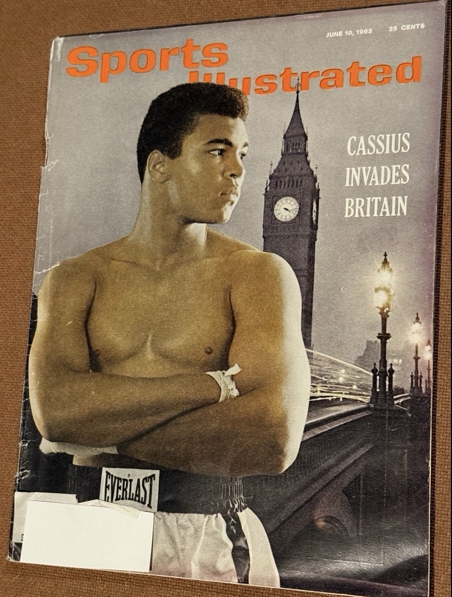 Sports Illustrated June 10, 1963 Cassius Clay Muhammad Ali First Cover Label