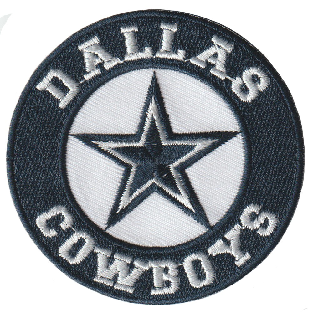 10 pcs Dallas Cowboys Football Logo Size 2.8 in x 2.8 in Sew Iron On Patches