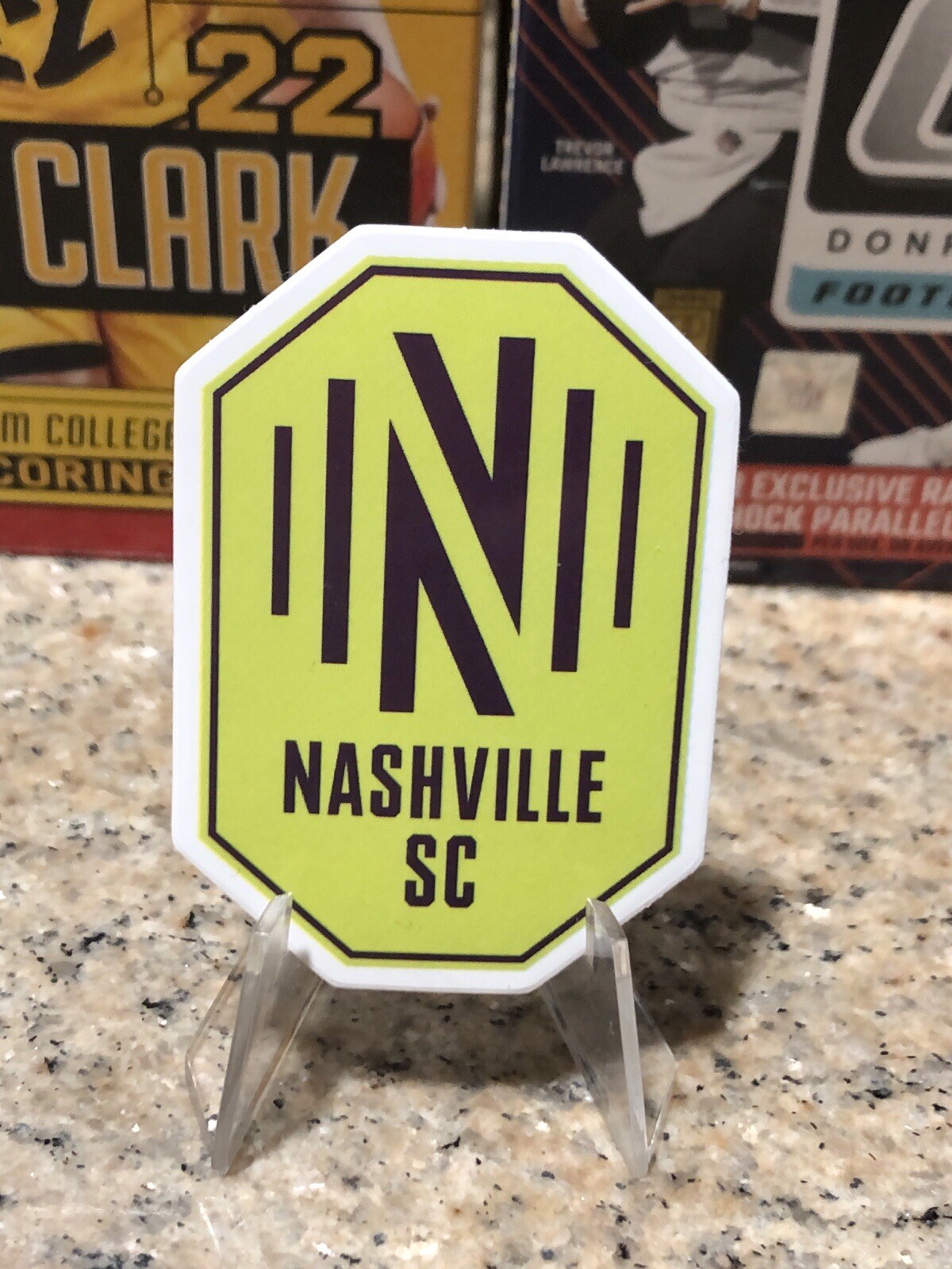 Nashville SC Soccer Team Logo 2.5in Decal Sticker Futbol Stickers Football