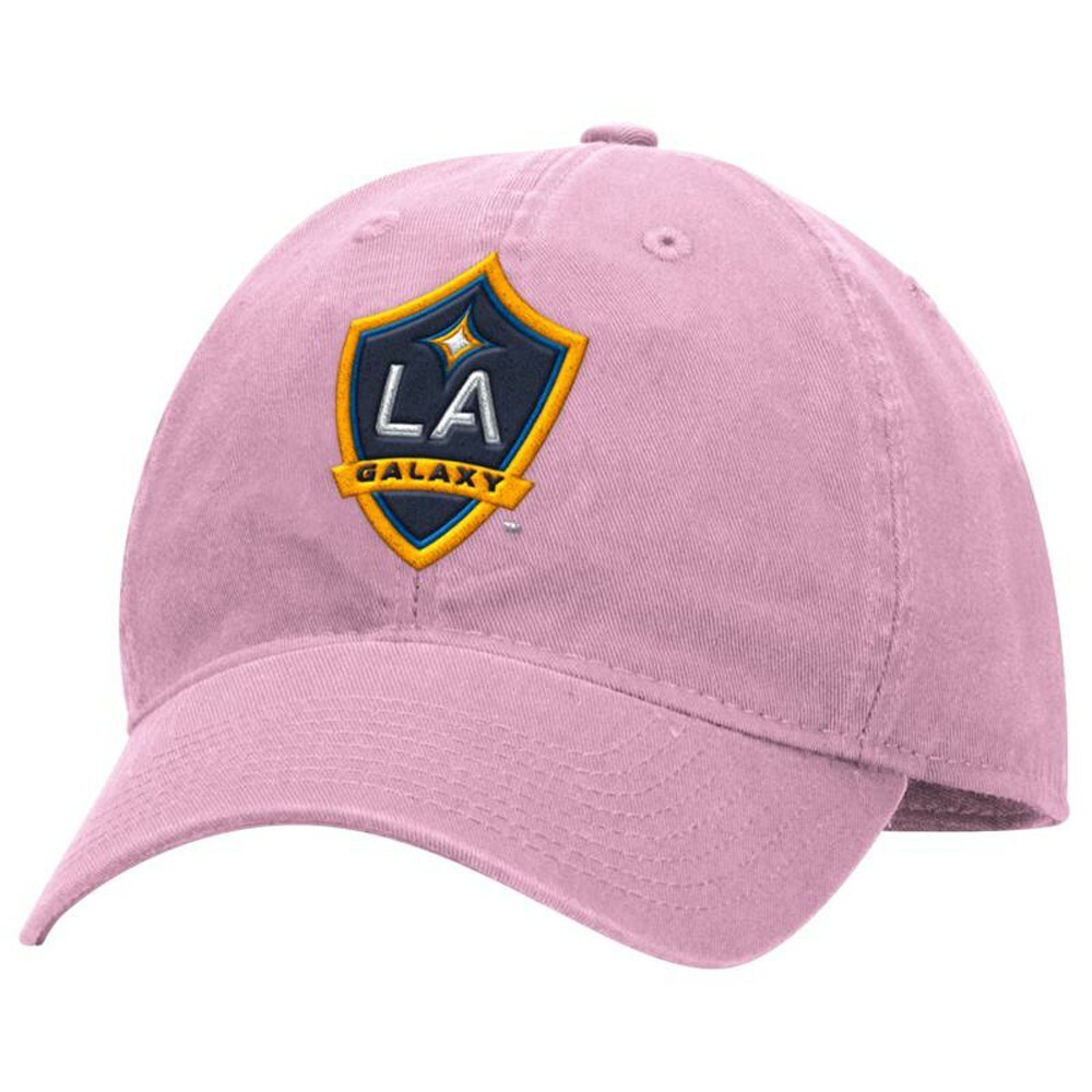 LA Galaxy MLS Women’s Adidas Adjustable Baseball Cap, One size, Pink Beige