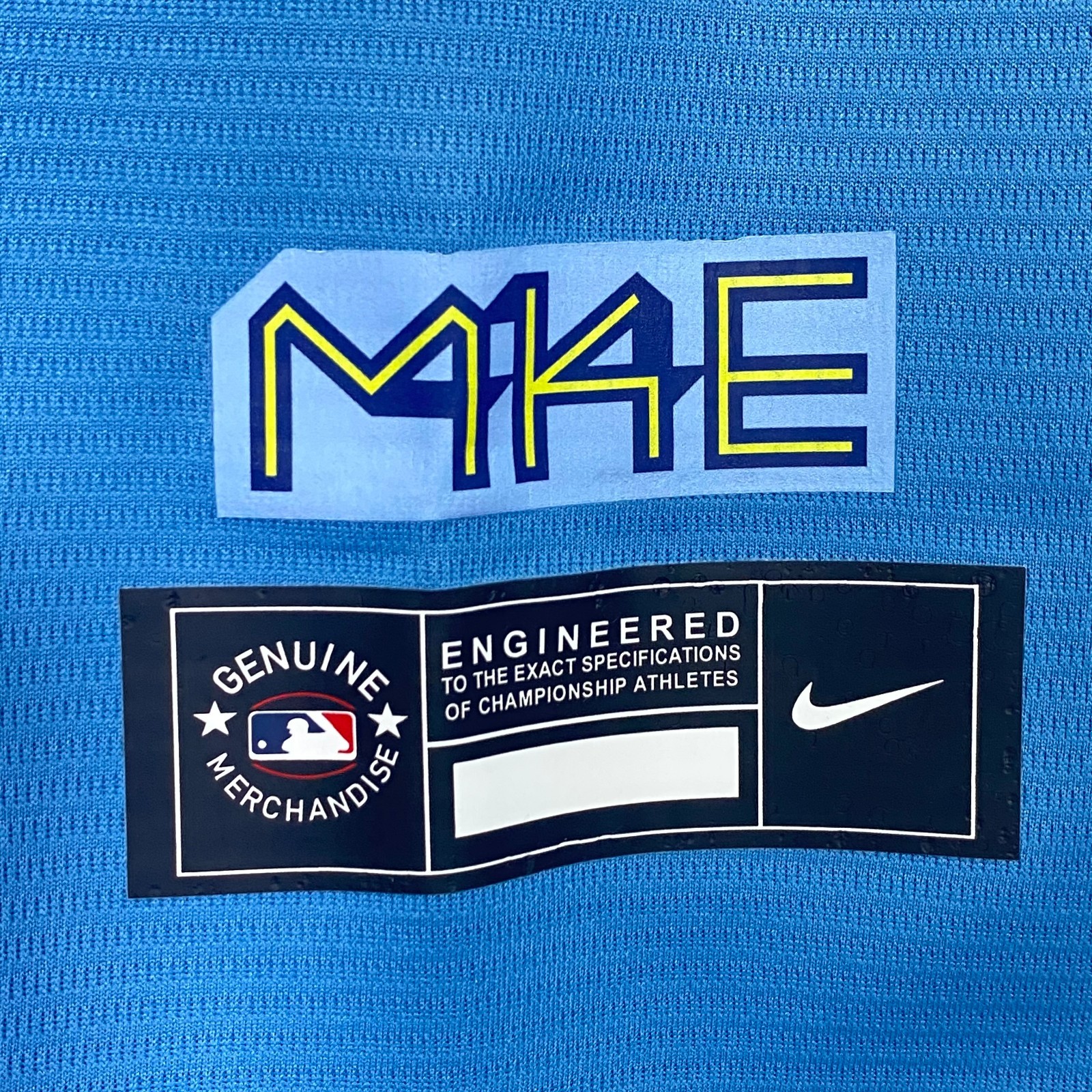 Milwaukee Brewers baseball jersey, brand new, embroidered, blue.