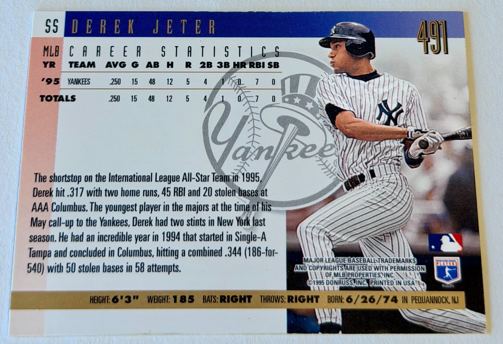 1996 Donruss Press Proofs Near Set 546/550 Gold Jeter RC Griffey /2000 Baseball