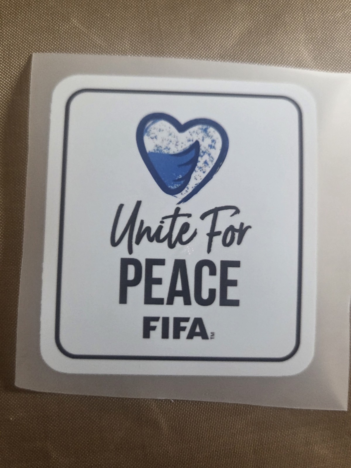 2026 FIFA World Cup “Unite For Peace” FIFA WC HTV VINYL Patch 2026 WC Patch