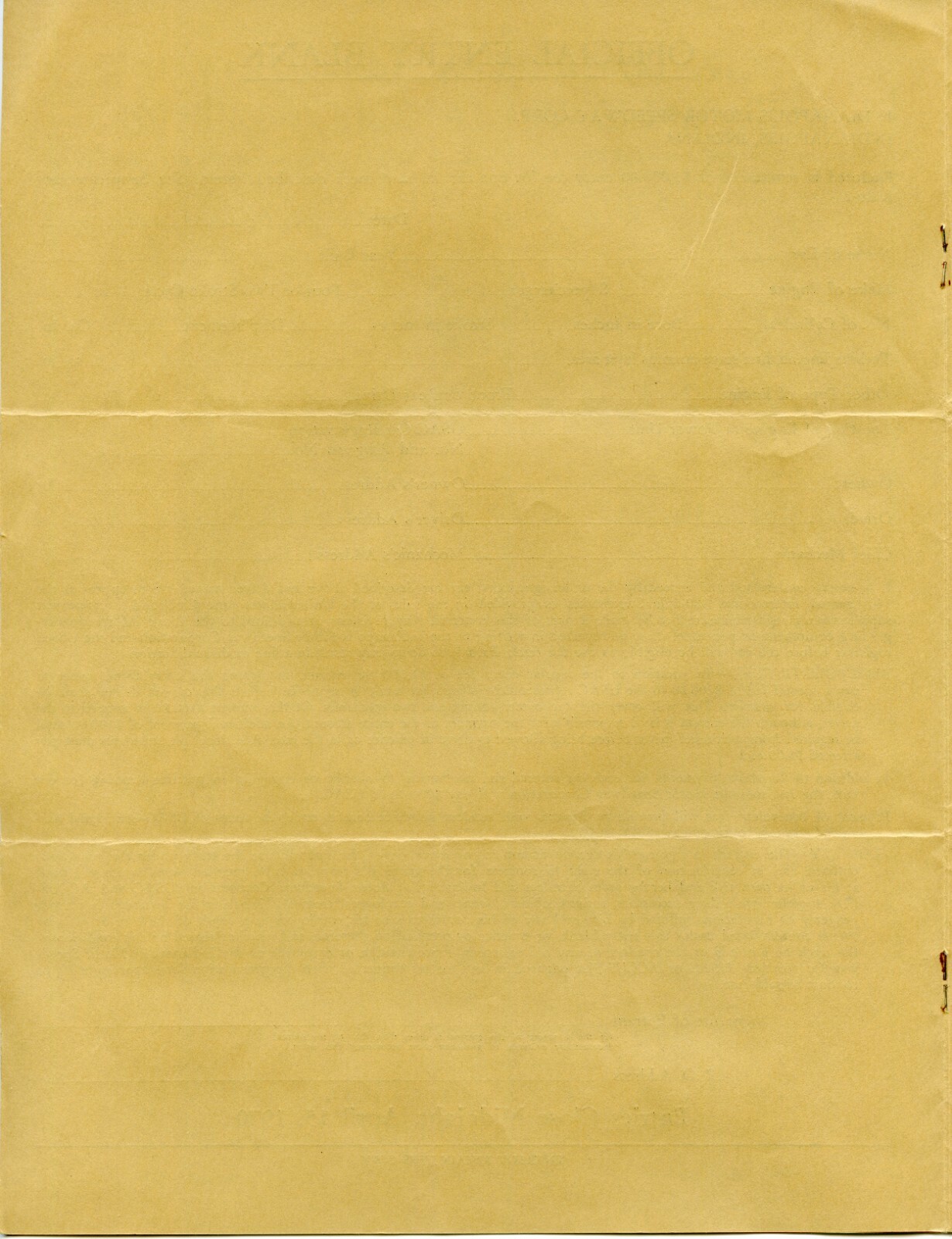 Indy 500 1970 OFFICIAL ENTRY BLANK RULES AND REGULATIONS