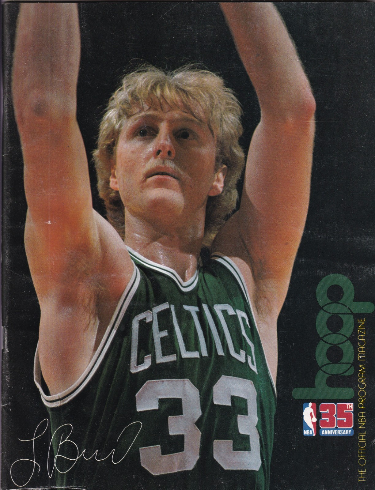 Dec 9, 1980 Celtics vs Bucks Hoop Program – Larry Bird Cover