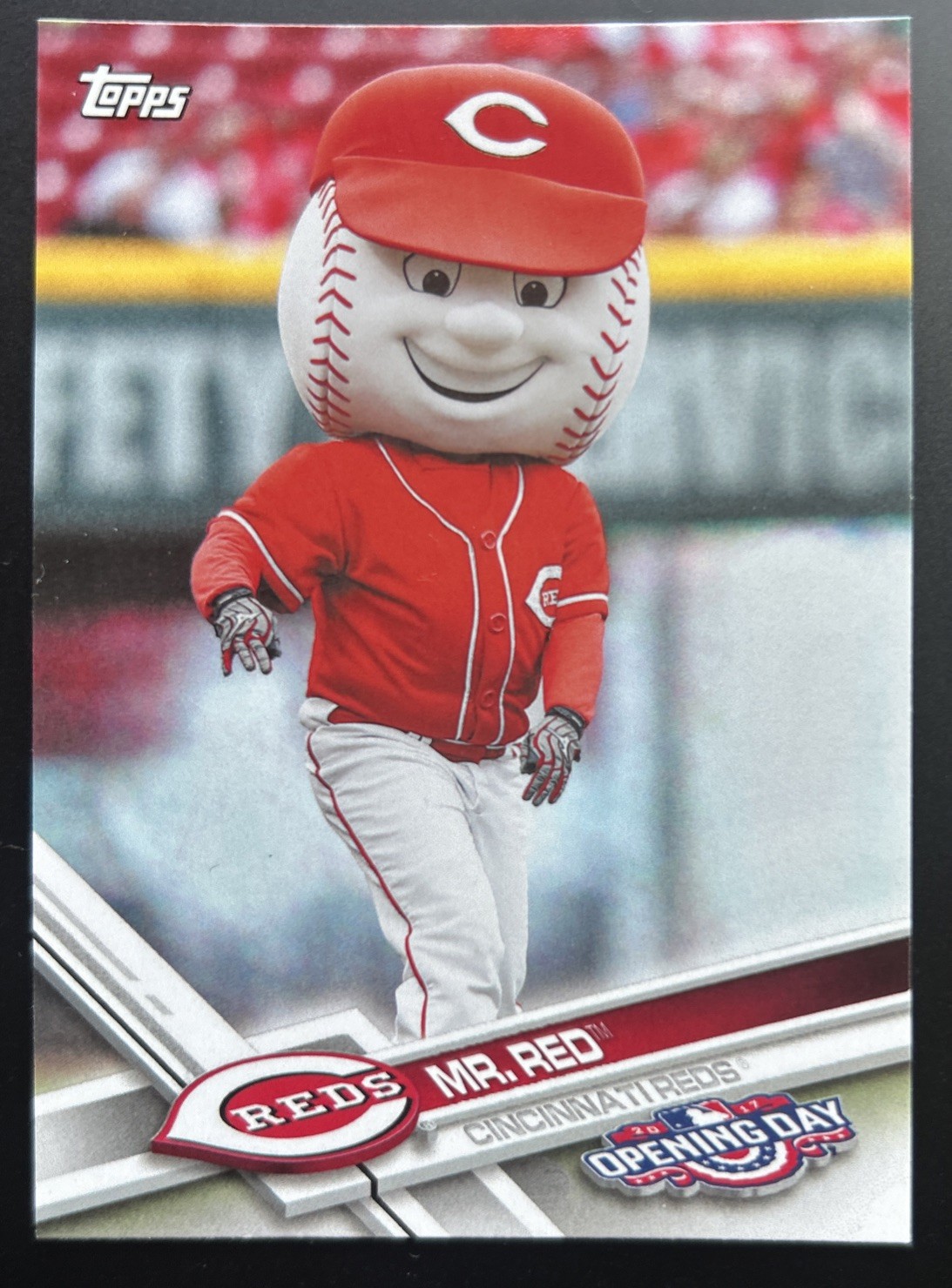 MLB Mascot Lot (6) 2017 Topps Opening Day Baseball – Reds Braves Marlins Astros