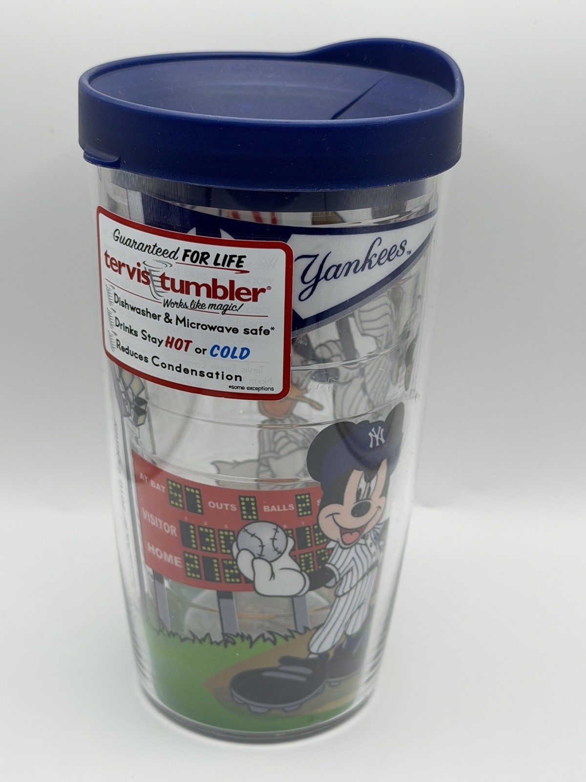 New York Yankees/Tervis/Disney Plastic Travel Tumbler Cup Insulated With Lid