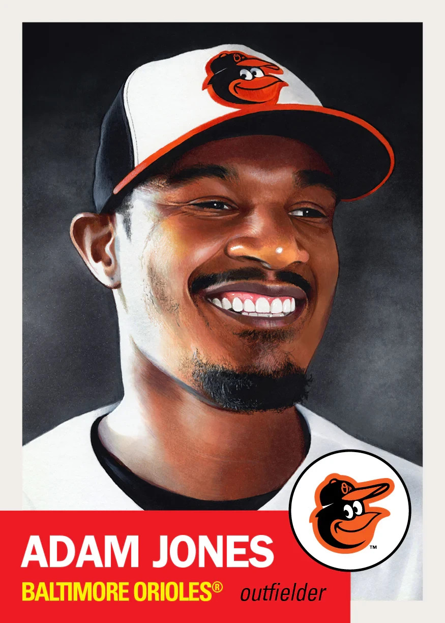 2025 Topps Living Set Card 876 Adam Jones- 25 Cents Shipping!