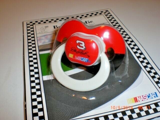 NEW Dale Earnhardt #3 Official NASCAR Car Racing Baby Fanatic Infant Pacifier