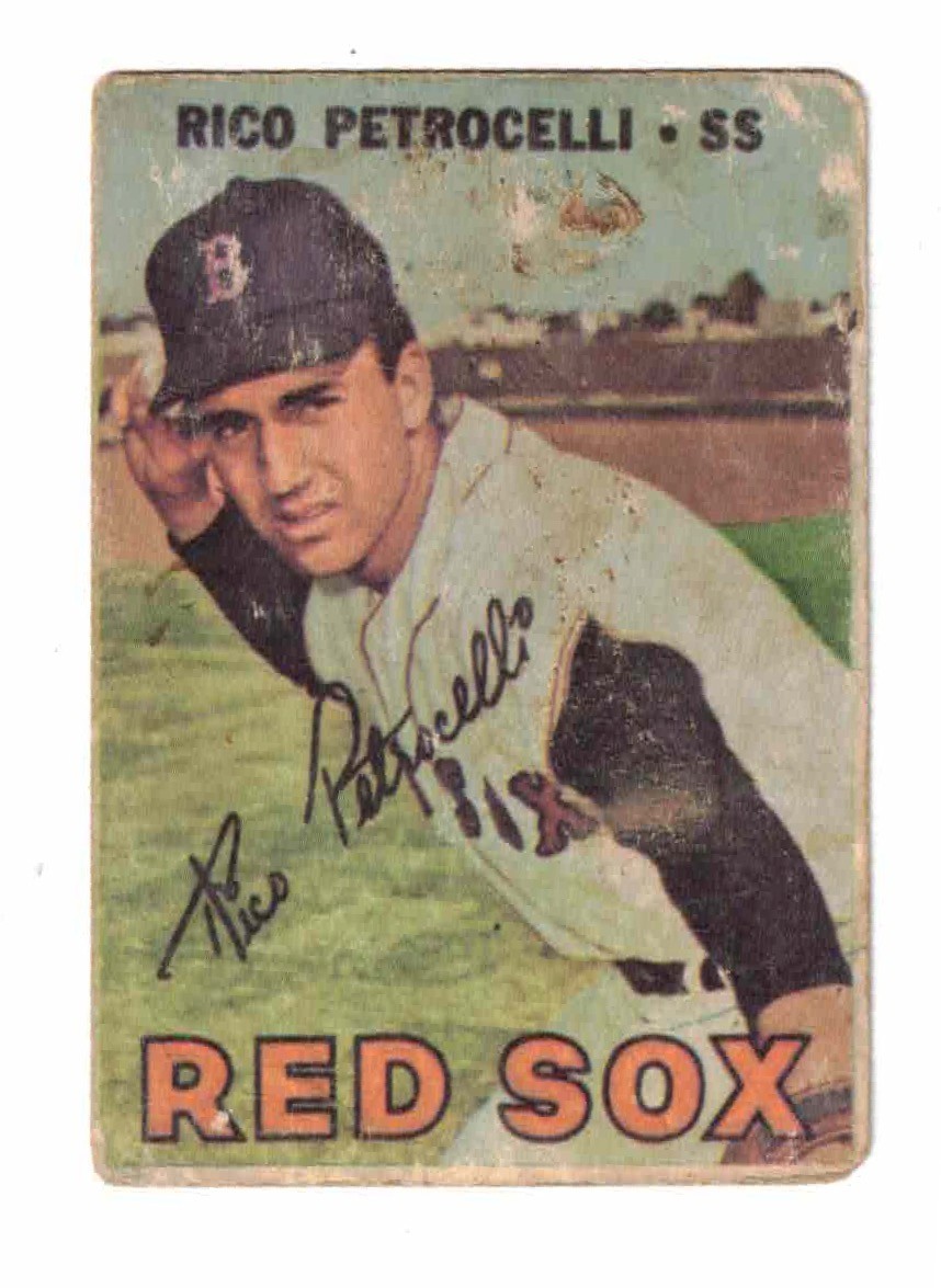 1967 Topps Venezuelan #204, Rico Petrocelli, Red Sox, Poor